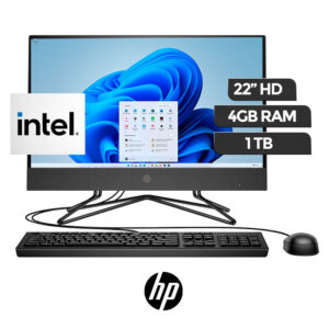AIO HP INTEL 4GB 1TB 22" FHD