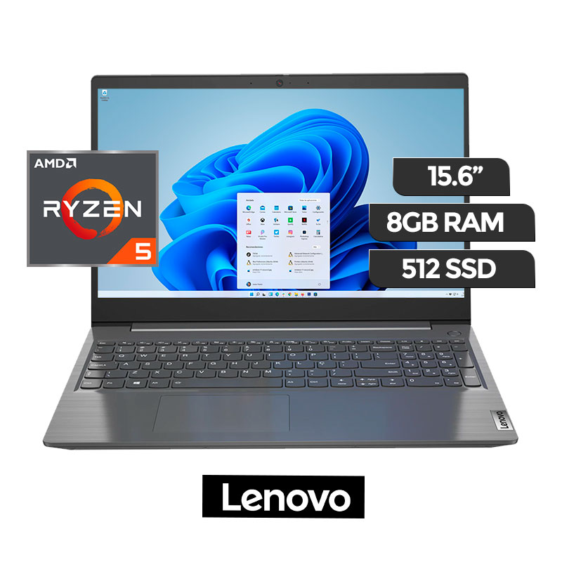 LENOVO RYZEN 5 8GB 512 SSD 15.6" FHD