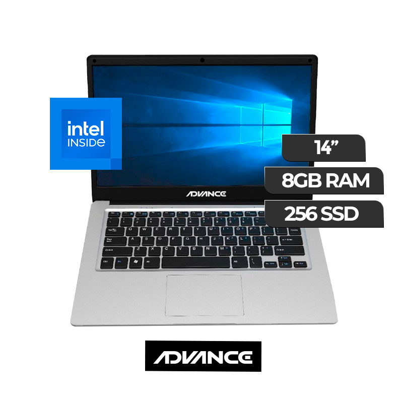 ADVANCE INTEL 8GB 256 SSD 14"