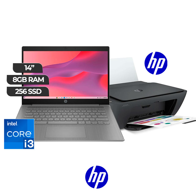 LAPTOP HP i3 + IMPRESORA HP WIFI