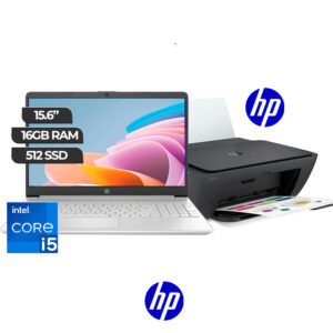 LAPTOP HP i5 + IMPRESORA HP WIFI