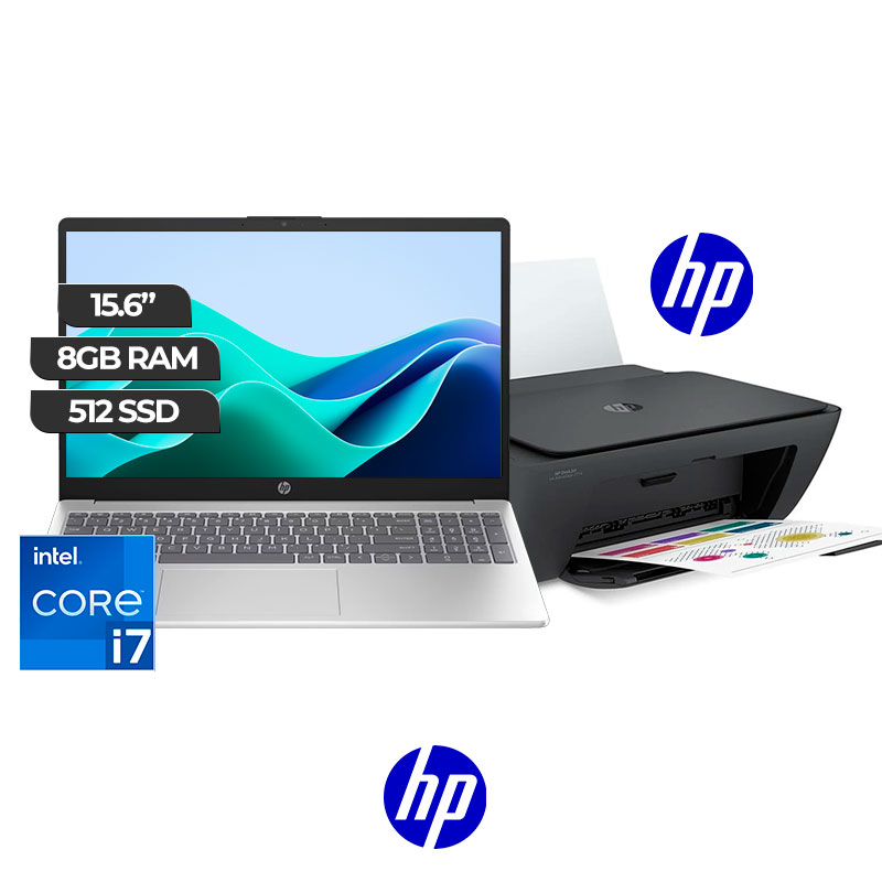 LAPTOP HP i7 + IMPRESORA HP WIFI