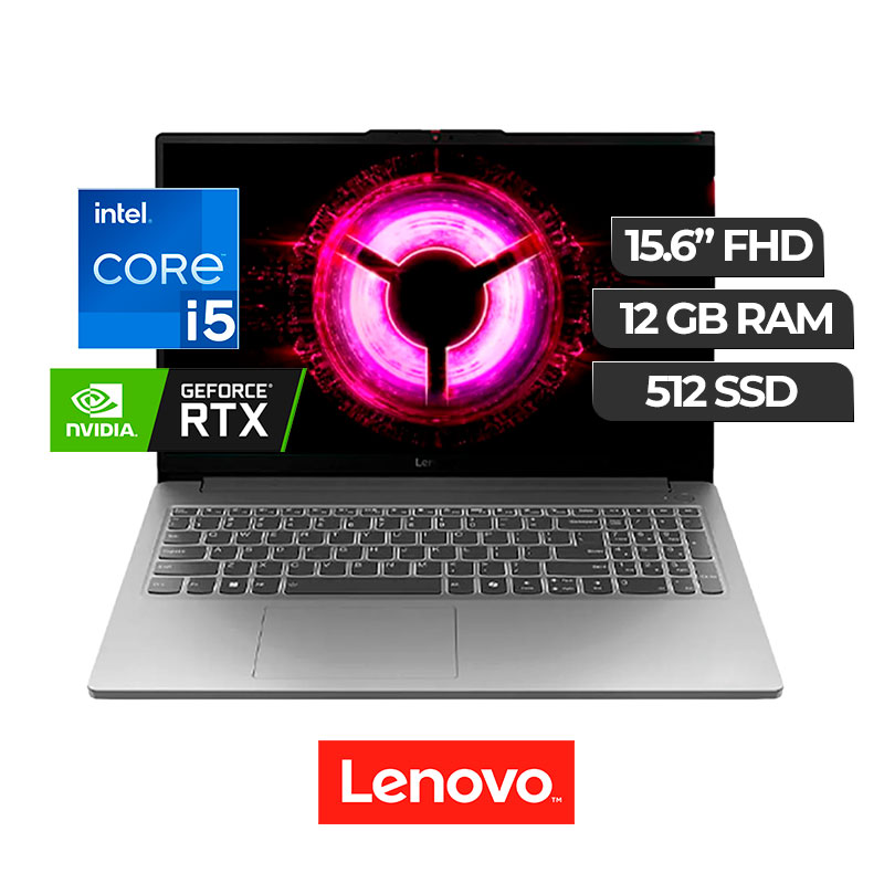 LENOVO GAMER CORE i5 12GB 512 SSD 15.6 FHD