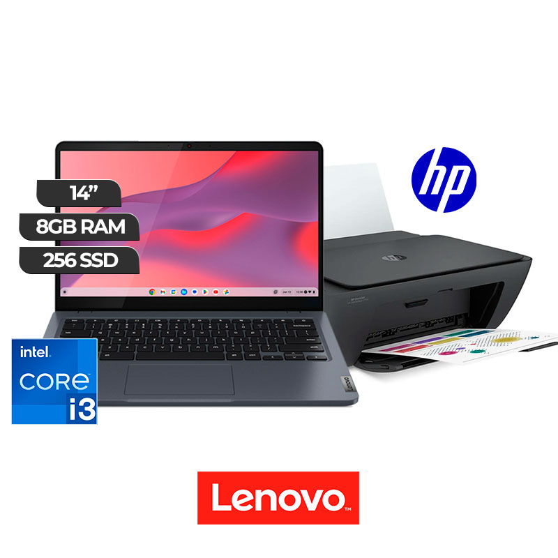 LAPTOP LENOVO i3 + IMPRESORA HP WIFI