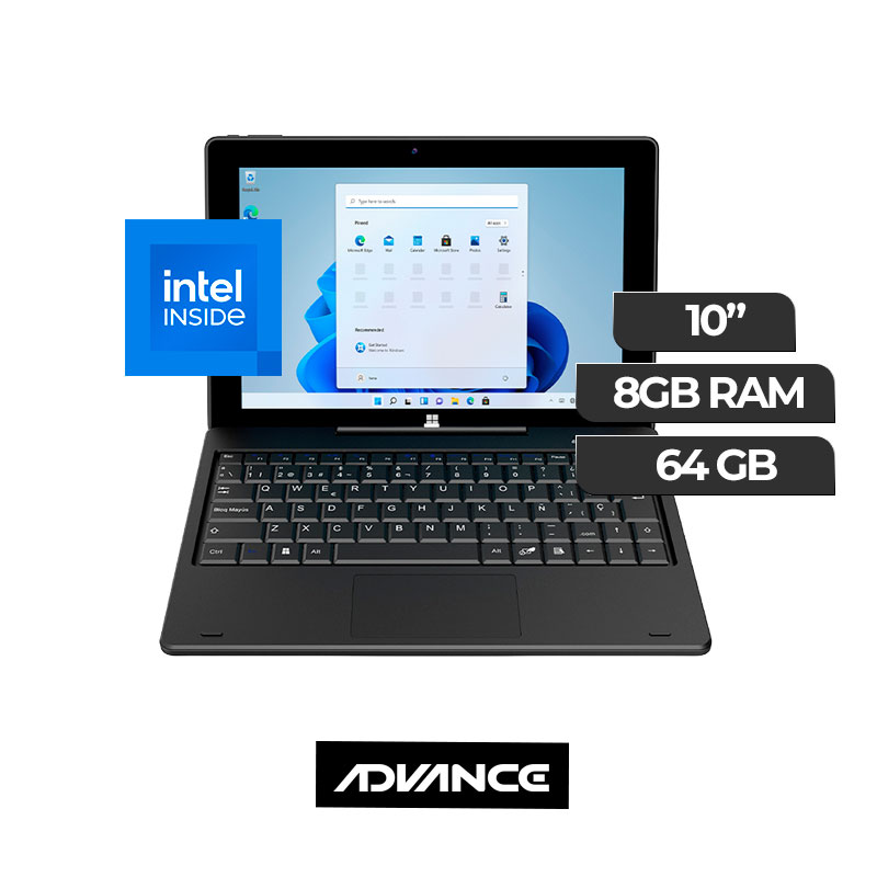 ADVANCE INTEL 8GB 64 GB 10.1"
